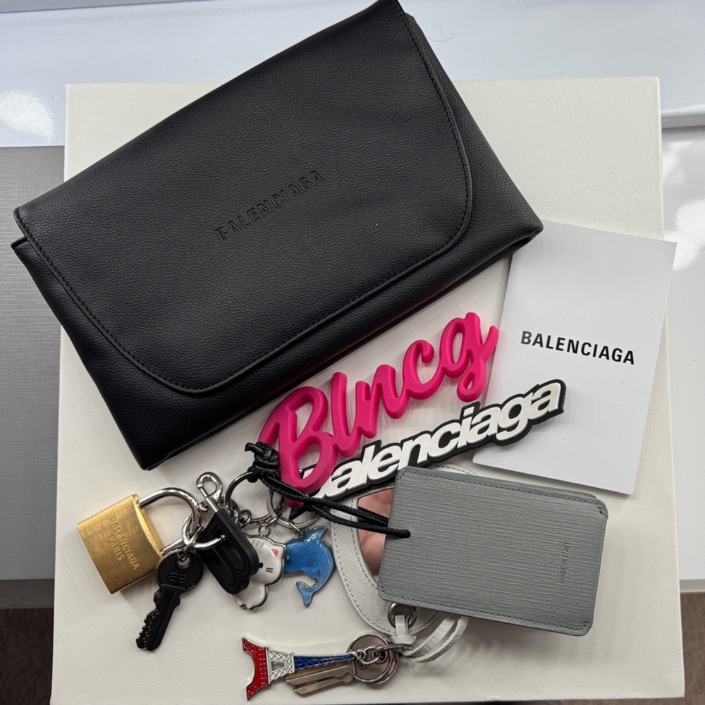 Balenciaga large soft keychain